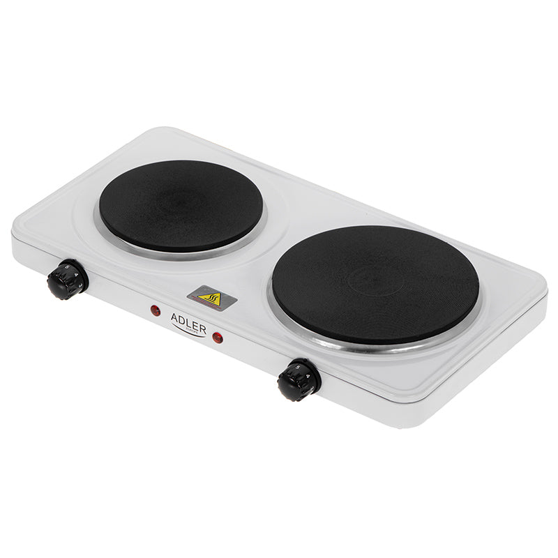Plita Electrica Dubla Adler AD6520 | 2500W, 2 Arzatoare