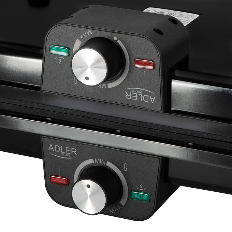 Adler Gratar electric Gratar Electric Adler AD6617 | 2 Placi, 3000W, Termostat Reglabil