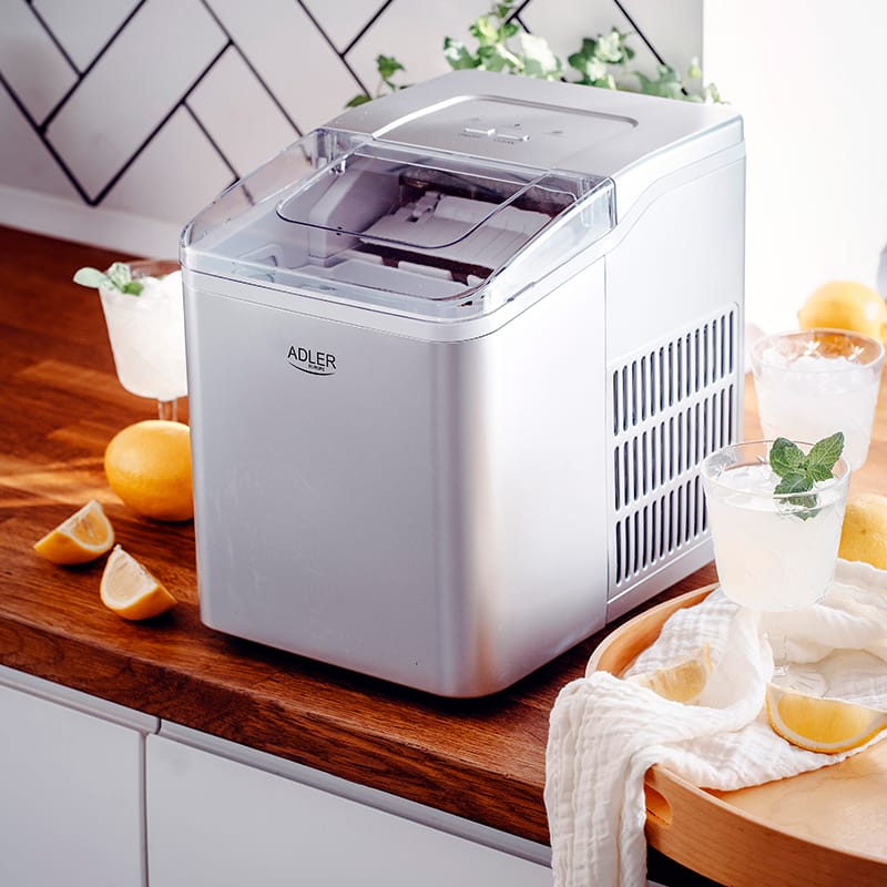 Adler Masina de gheata Aparat De Facut Gheata Adler AD8086 | 100W, 12kg/24h, Rezervor 2.2L