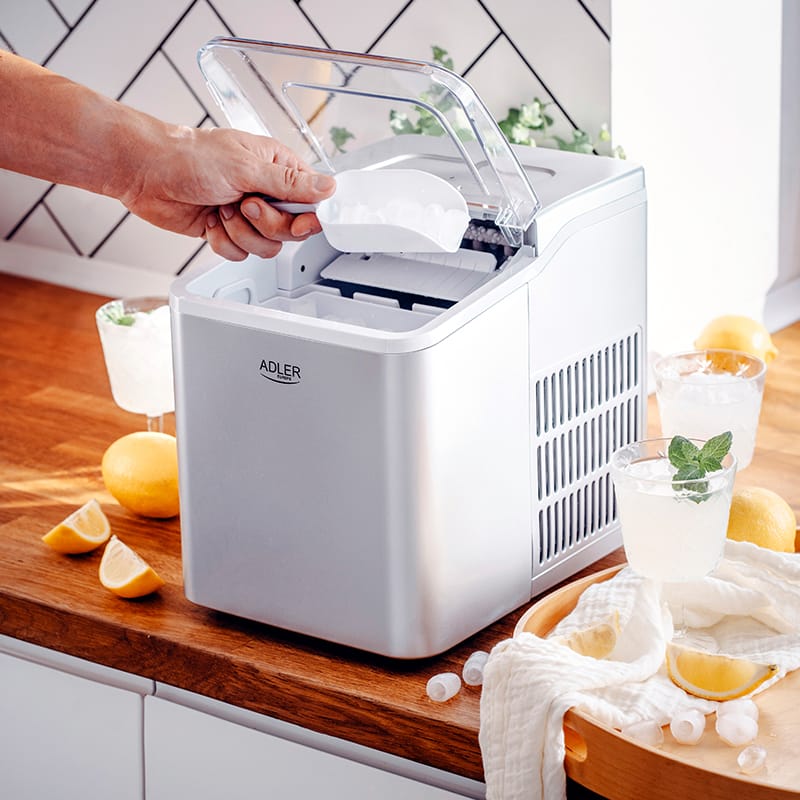 Adler Masina de gheata Aparat De Facut Gheata Adler AD8086 | 100W, 12kg/24h, Rezervor 2.2L