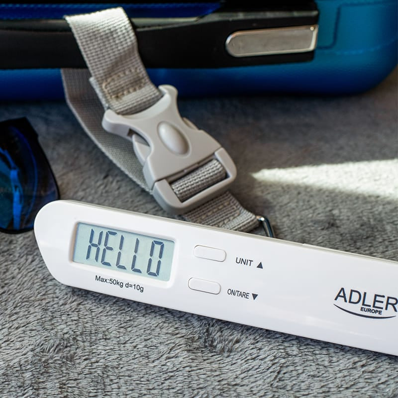Adler Cantar bagaje Cantar Bagaje Adler AD8191 | Max 50kg, Digital, Alb