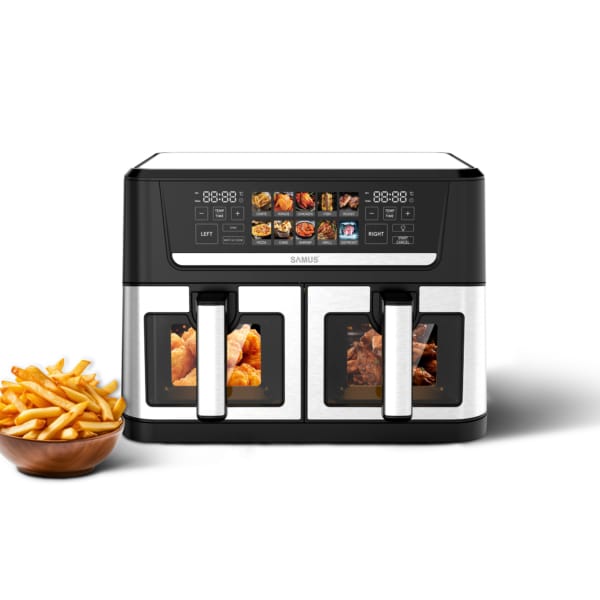Samus Air Fryer Air Fryer Samus AF12TWIN-S2800DW | 2800W, 12L, Inox