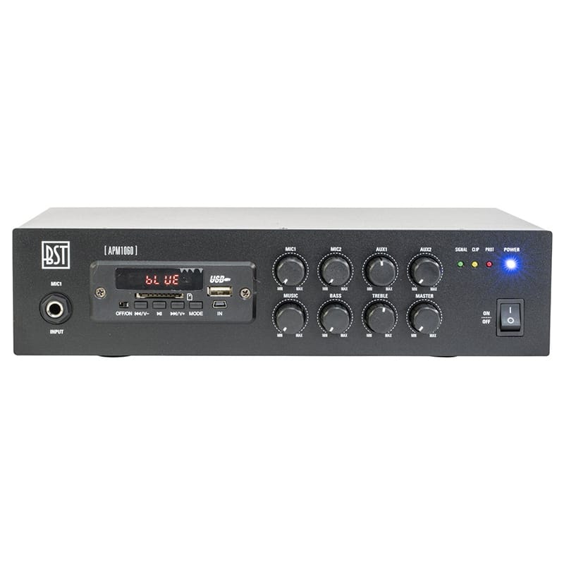 Bst Amplificator audio Mixer Amplificator BST APM1060 | PA 100V, 60W, USB/SD, Bluetooth, FM