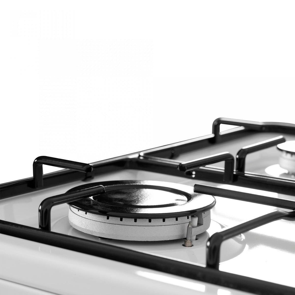 Aragaz Samus SM 450APBS | 50x50cm, 4 Arzatoare Gaz, Alb, 50x54.3x85cm, 50x54.3x85.2cm