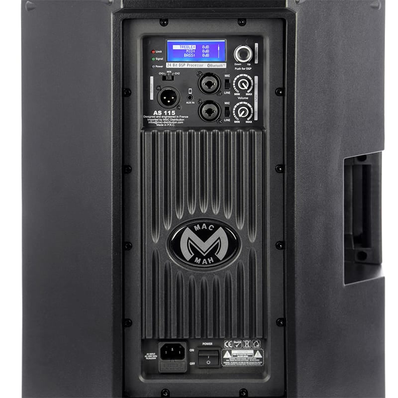 Mac Mah Audio profesional Boxa Activa Mac Mah AS15 | 15", 500W, Bluetooth, DSP 24-bit, 131dB