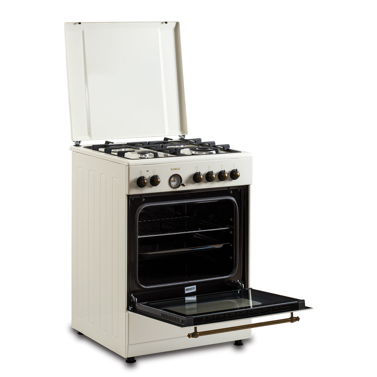 Aragaz Samus SR660EL1CW | 2000W, 56L, Gri, 59.8x61x86cm