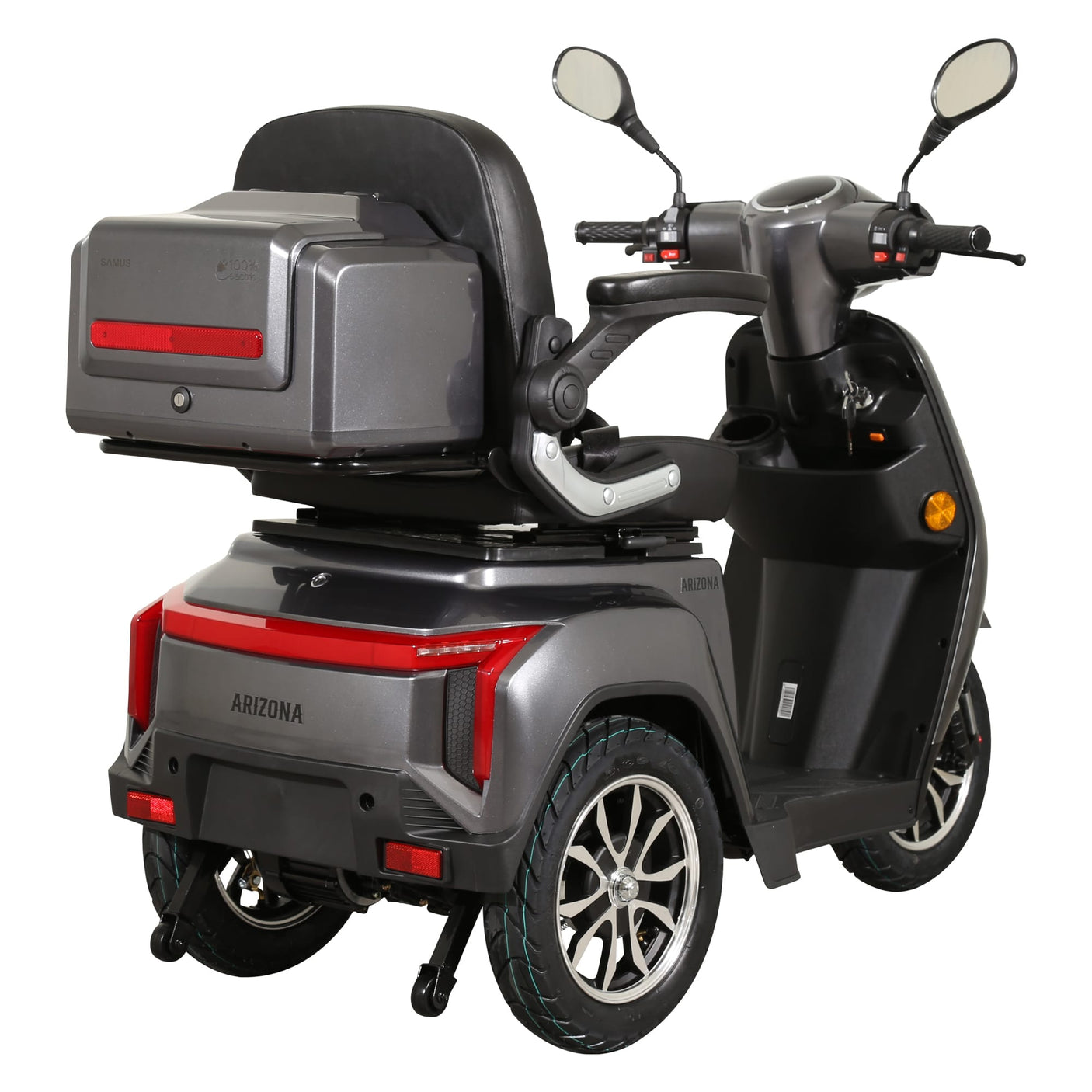 Samus Bicicleta electrica Triciclu Electric Samus Arizona-3R1-10T1000-60V20-Silver | 1000W, 60V20Ah, Argintiu