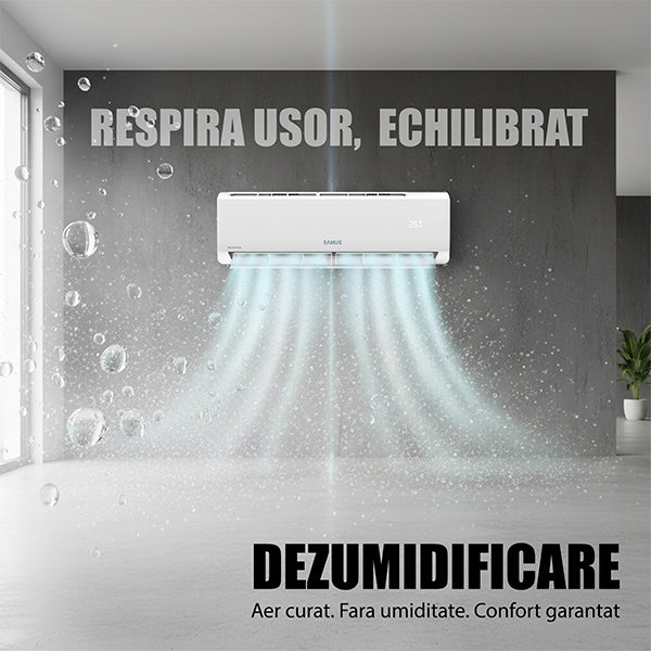 Aer Conditionat Samus ACS-12K01 WIFI | 12000 BTU, Clasa A++, Inverter, WiFi