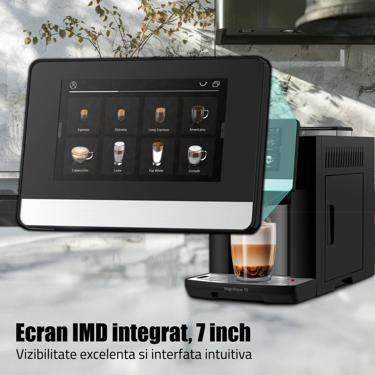 Espressor Samus MAGNIFIQUE 19 | 1.7L, 19 Bar, Negru