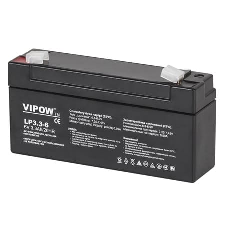 Vipow Acumulator Acumulator Stationar Vipow BAT0205 | AGM VRLA, 6V, 3.3Ah