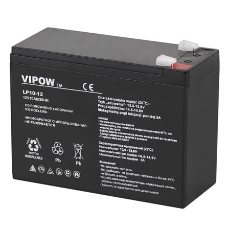 Vipow Acumulator Acumulator Stationar Vipow BAT0215 | AGM VRLA, 12V, 10Ah