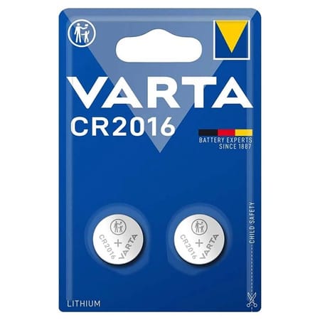 Varta Baterie Baterie Varta CR2016 BAT0240 | Blister 2 Bucati, 3V, Litiu