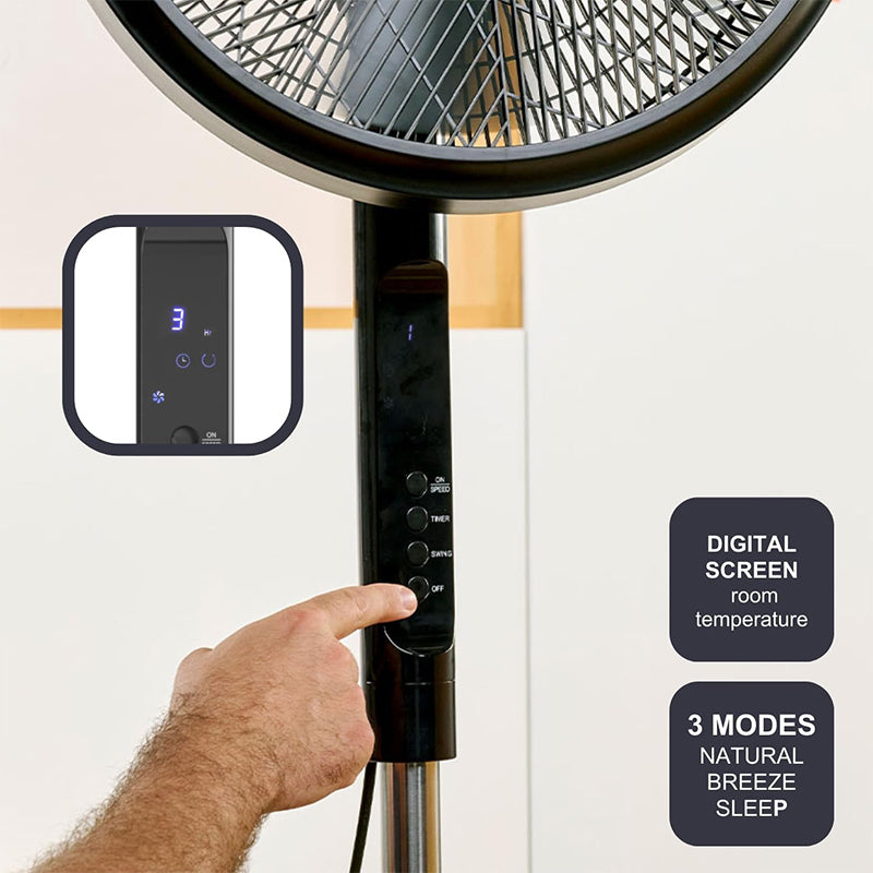Black&Decker Ventilator Ventilator cu Picior Black&Decker BD-BXEFP51E | 50W, 3 Viteze, Negru