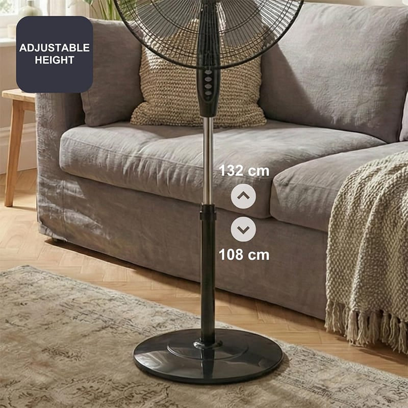 Black&Decker Ventilator Ventilator cu Picior Black&Decker BD-BXFS8000E | 40cm, 3 Viteze, Negru