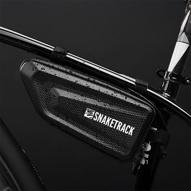Snake Track Geanta Geanta Bicicleta Snake Track BIKE1100001 | Suport Telefon, Prindere Cadru, Negru