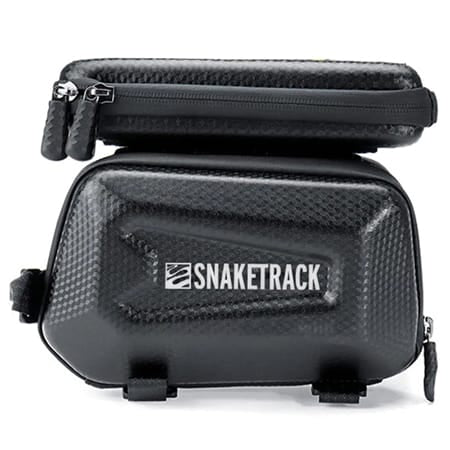 Snake Track Geanta Geanta Bicicleta Snake Track BIKE1100004 | Suport Telefon, Prindere Cadru, IP54, Negru