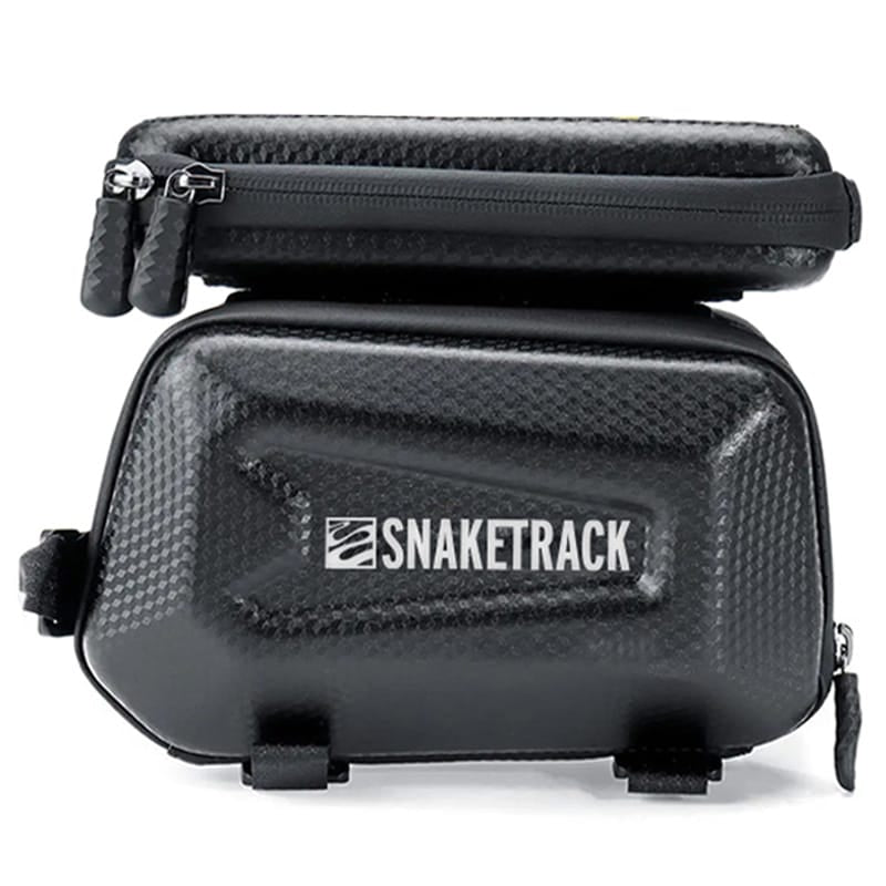 Snake Track Geanta Geanta Bicicleta Snake Track BIKE1100004 | Suport Telefon, Prindere Cadru, IP54, Negru