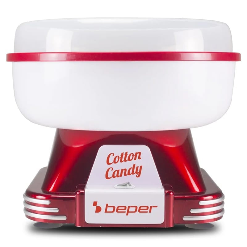 Beper Aparat de gatit Aparat Vata De Zahar Beper BPP101CUD250 | 500W, Compact, Rosu
