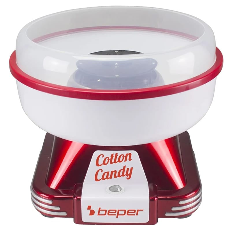 Beper Aparat de gatit Aparat Vata De Zahar Beper BPP101CUD250 | 500W, Compact, Rosu