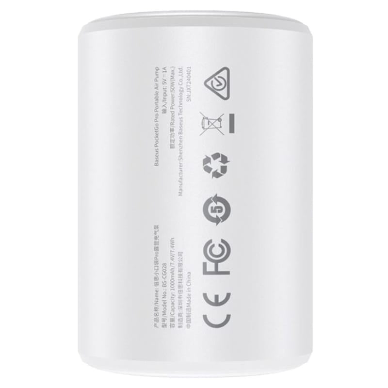 Baseus Pompa placa gonflabila Pompa Placa Gonflabila Baseus PocketGo BRA014059 | Portabila, Alb