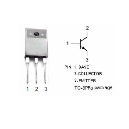 PC-Doc.ro Tranzistor Tranzistor NPN PC-Doc.ro BU2508AF | 8A, 45W, Izolat, Comutatie