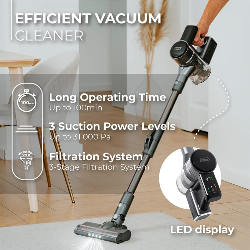 Camry Aspirator vertical Aspirator Vertical Camry CR7063 | LED, Pro, Putere Ridicata