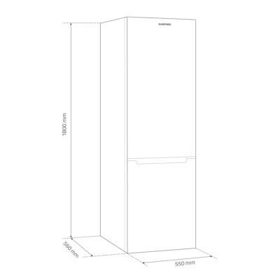Albatros Combina frigorifica Combină Frigorifică Albatros CF343E | 262L, Clasic, Alb, 55x56x180cm