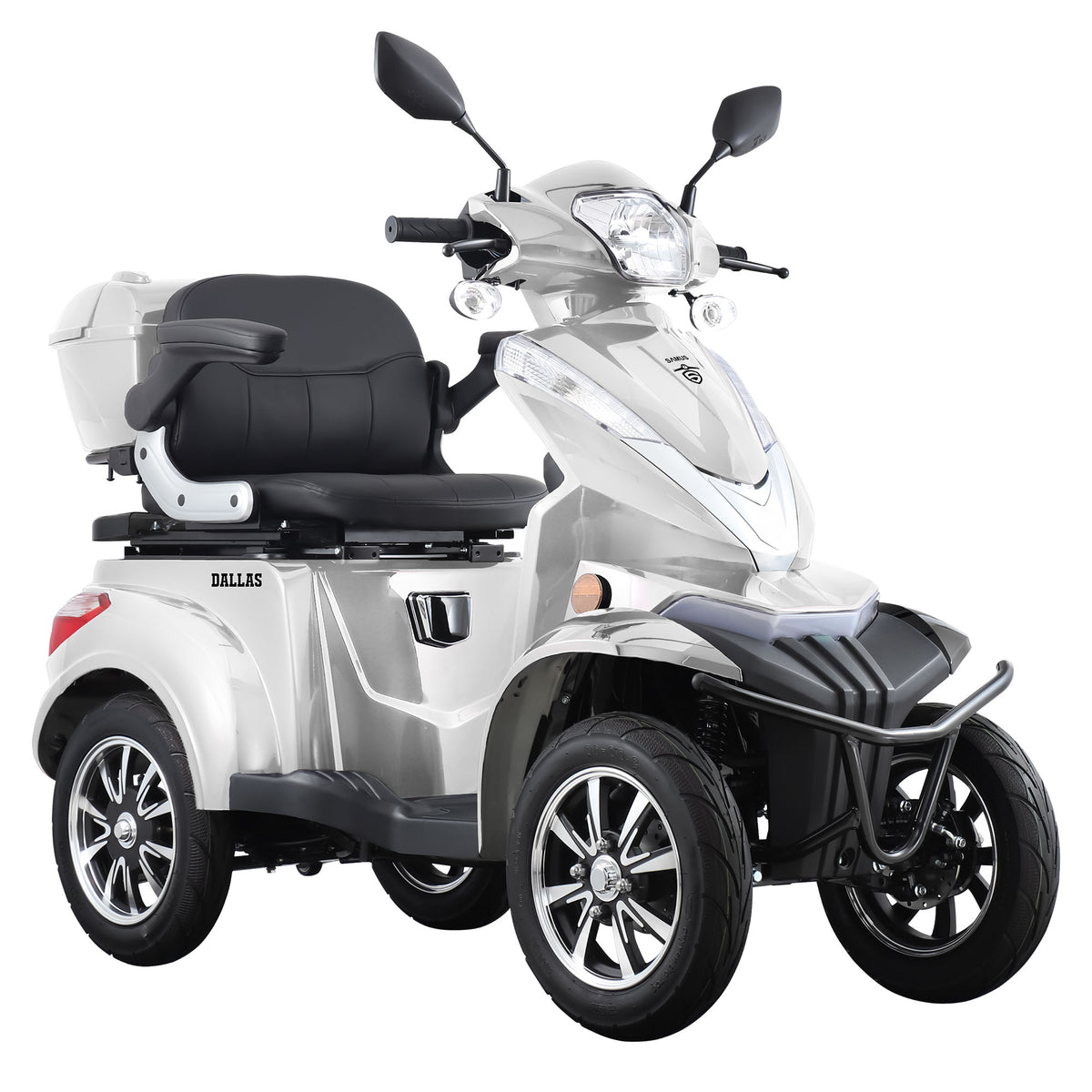 ATV Electric Samus Dallas-4R1-10T1000-60V20-Silver | 1000W, 60V20Ah, Silver