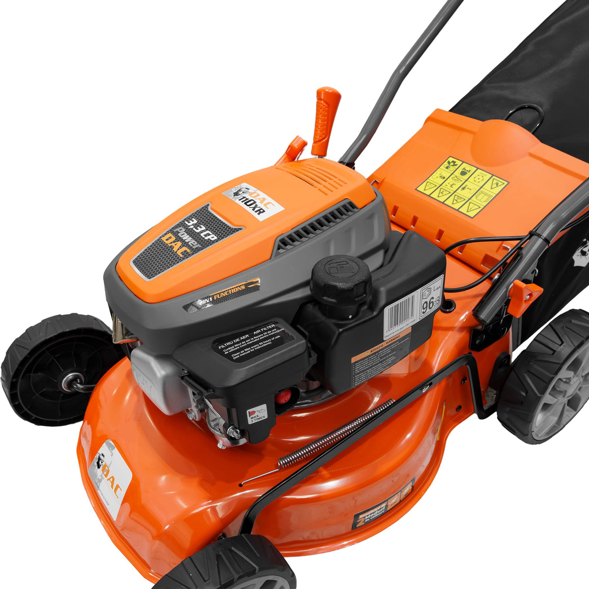 DAC Masina de tuns gazon Masina de tuns gazon DAC 110XR | 3.3 CP / 131 cc, Ducar, 4 timpi, Înălţimea de lucru 25-75 mm, 7 trepte