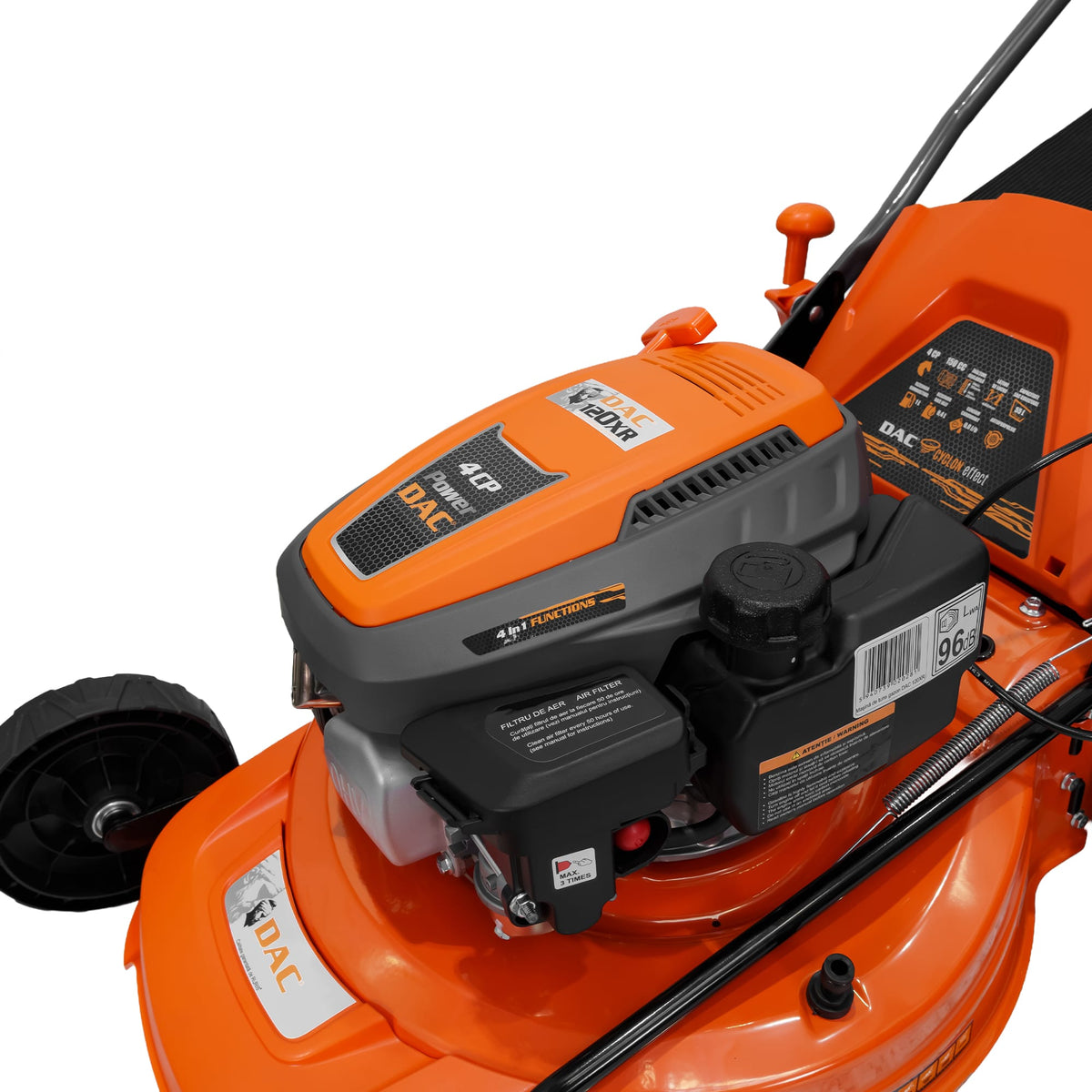 DAC Masina de tuns gazon Masina de tuns gazon DAC 120XR | 4 CP / 150 cc, Ducar, 4 timpi, Lăţimea de lucru 460 mm