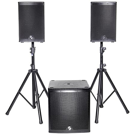 Elokance Boxe Sistem Sonorizare Elokance ELO 800 MK2 | Subwoofer 15", 2 Boxe 10", 800W RMS, Bluetooth, DSP