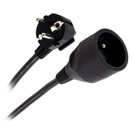 Plugger Cablu curent Cablu Extensie Plugger EU20M0EAS | 20m, 3x1.5mm, Cupla, Negru