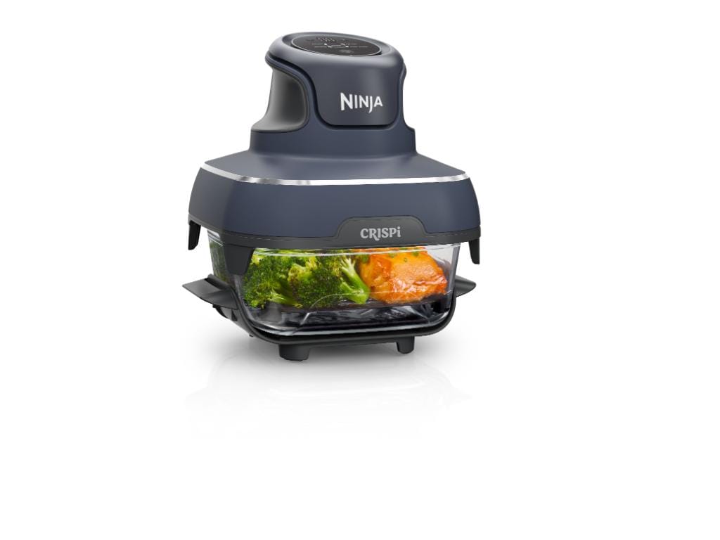 NINJA Friteuza portabila Ninja CRISPi 4-in-1, 1.4L+3.8L2x recipiente sticla, gri
