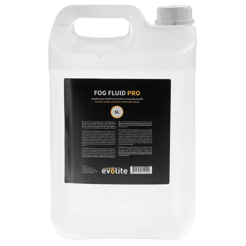 Evolite Accesorii iluminat si efecte speciale Lichid de Fum Greu Evolite FOGFLDPRO5L | 5L, Densitate Ridicata