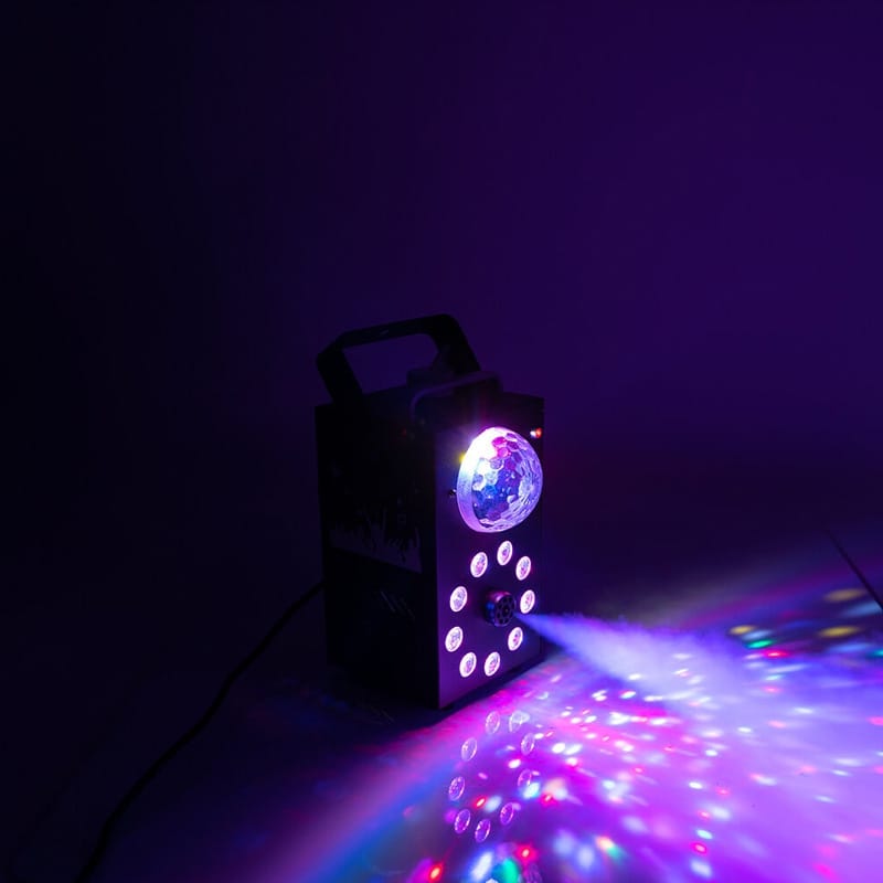 Ibiza Light Masina de fum Masina de Fum Ibiza Light FOGGY-ASTRO | 700W, 9 LED RGB 3-in-1, Telecomanda