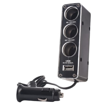 Wiwu Adaptor priza Adaptor Priza Auto Wiwu GSM001530 | 3in1, USB