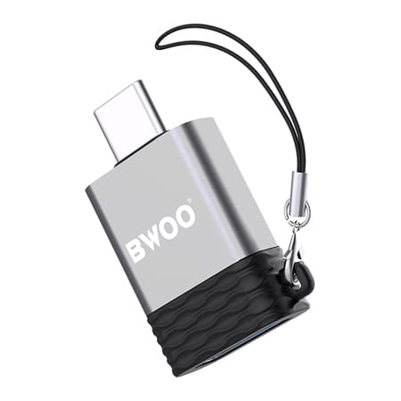 Bwoo Adaptor USB Adaptor OTG Bwoo GSM118300 | USB-C la USB, Negru