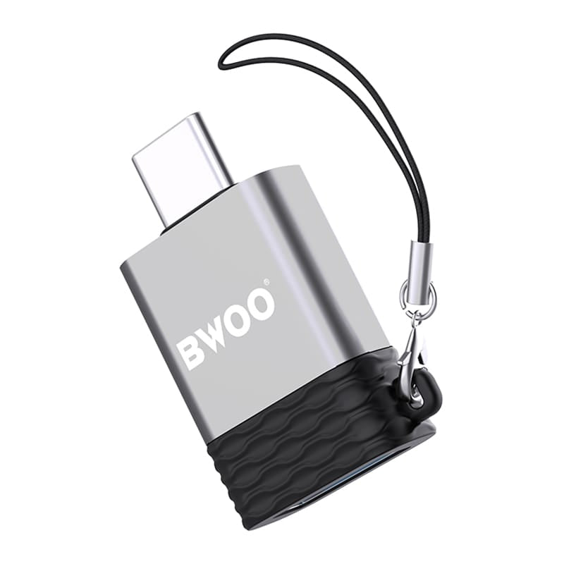 Bwoo Adaptor USB Adaptor OTG Bwoo GSM118300 | USB-C la USB, Negru