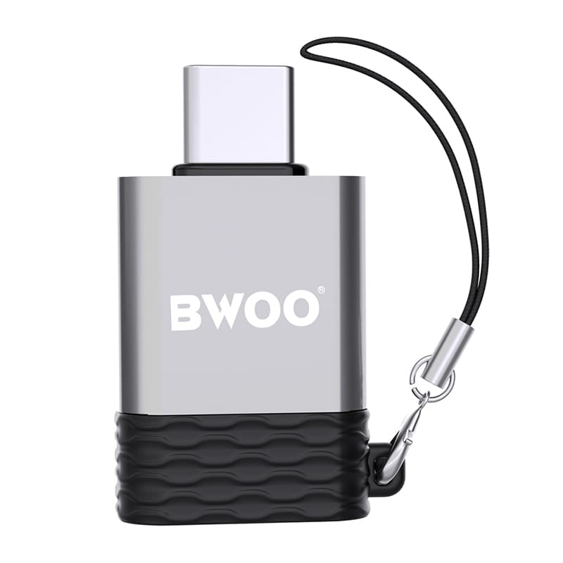 Bwoo Adaptor USB Adaptor OTG Bwoo GSM118300 | USB-C la USB, Negru