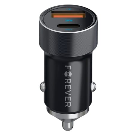 Forever Incarcator auto Incarcator Auto Forever GSM172992 | USB-C 20W, USB, PD, Cablu 60W