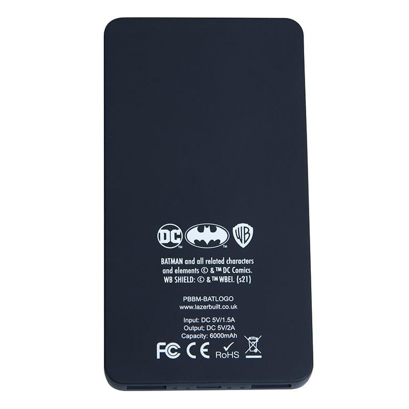 PC-Doc.ro Power bank Power Bank PC-Doc.ro GSM176121 | 6000mAh, Fast Charge, Logo Batman