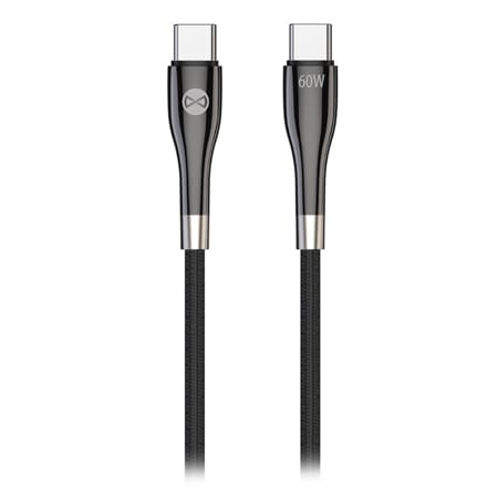 Forever Cablu USB-C Cablu USB-C Forever GSM180338 | 2m, 60W, Negru