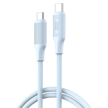Xo Cablu USB-C Cablu Xo GSM180786 | USB Type-C la Type-C, 60W, 1m, Albastru