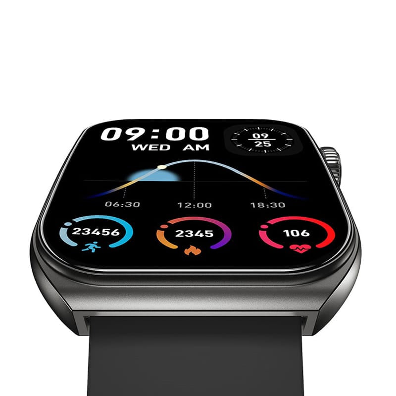 PC-Doc.ro Smartwatch Smartwatch TIRON SWM-300 GSM182969 | 1.96" AMOLED, Apeluri Bluetooth, IP67, Negru