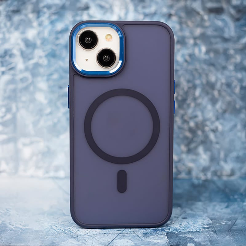 PC-Doc.ro Telefon Husa Silicon Apple iPhone 17 Pro Max GSM194191 | Cu Inel, Albastrui Navy