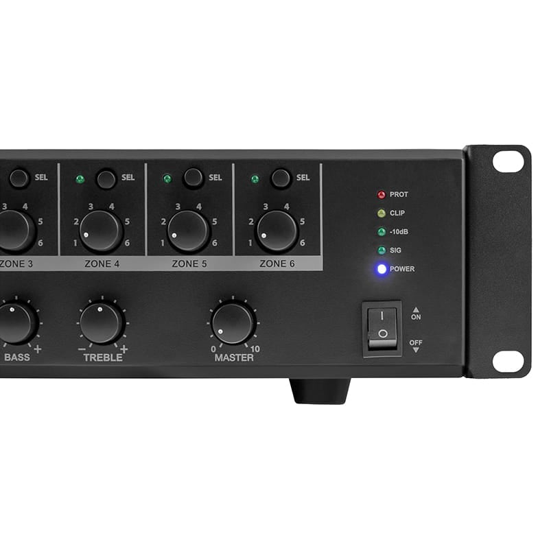 Hpa Amplificator audio Amplificator Mixer HPA MPA240Z | 240W RMS, 6 Zone, Bluetooth/USB/SD, 4 MIC