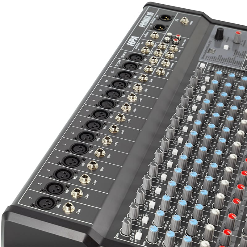 Hpa Mixer Mixer HPA Promix 16 HPAPROMIX16 | 16 Canale, 48V Phantom, DSP 24 Efecte, Bluetooth/USB/SD