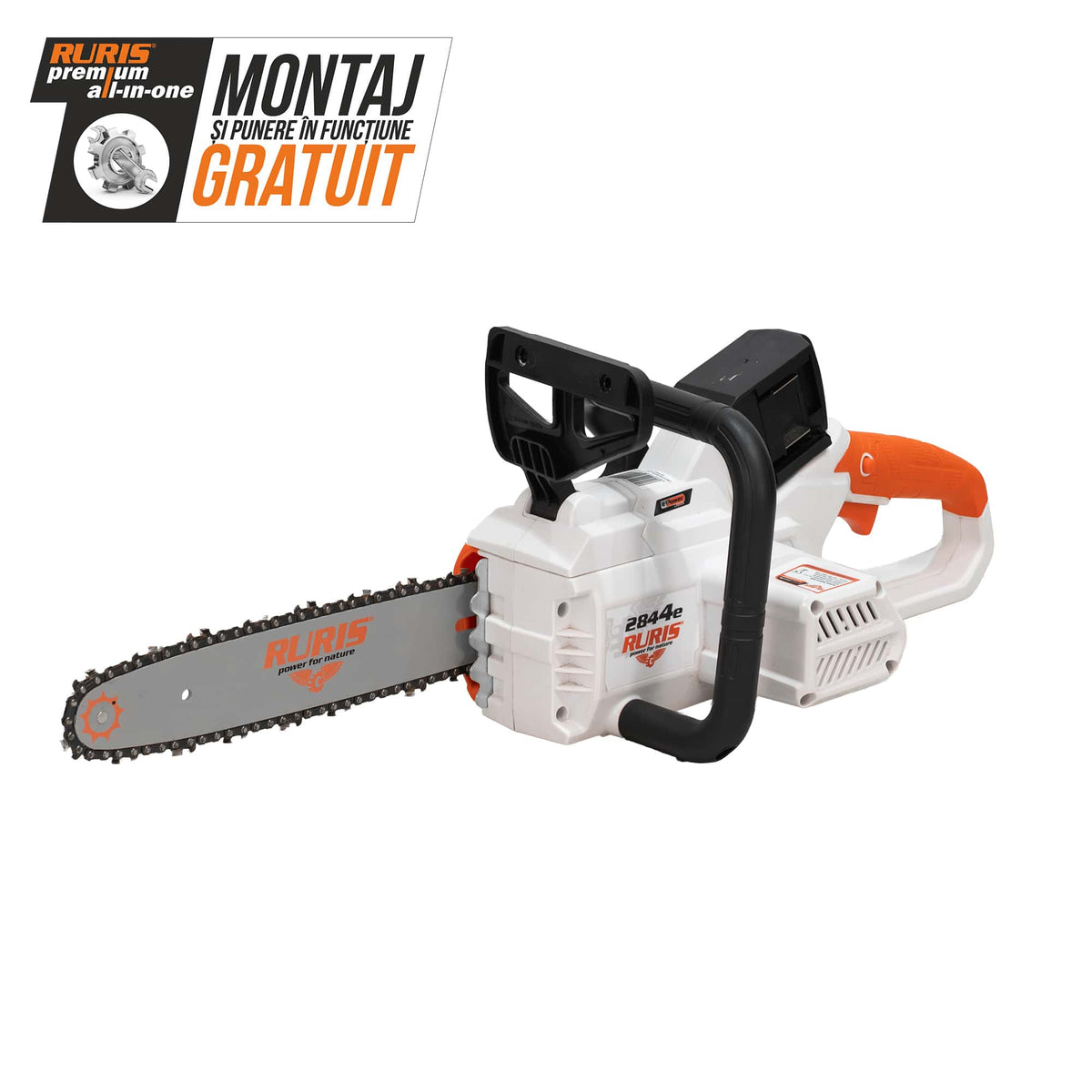 Ruris Electroferastrau Electroferastrau pe acumulator RURIS 2844E | Electric, fara perii, Port Acumulatori 2, Turatie 3600 rpm