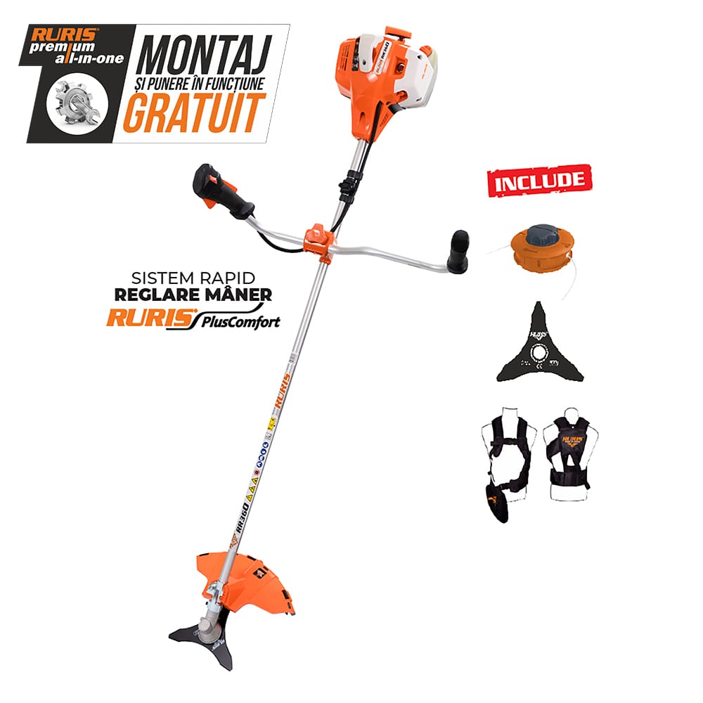 Ruris Motocoasa Motocoasa RURIS RR360 | Khuma, 2 timpi, Capacitate rezervor 1000ml, 2.4 cp