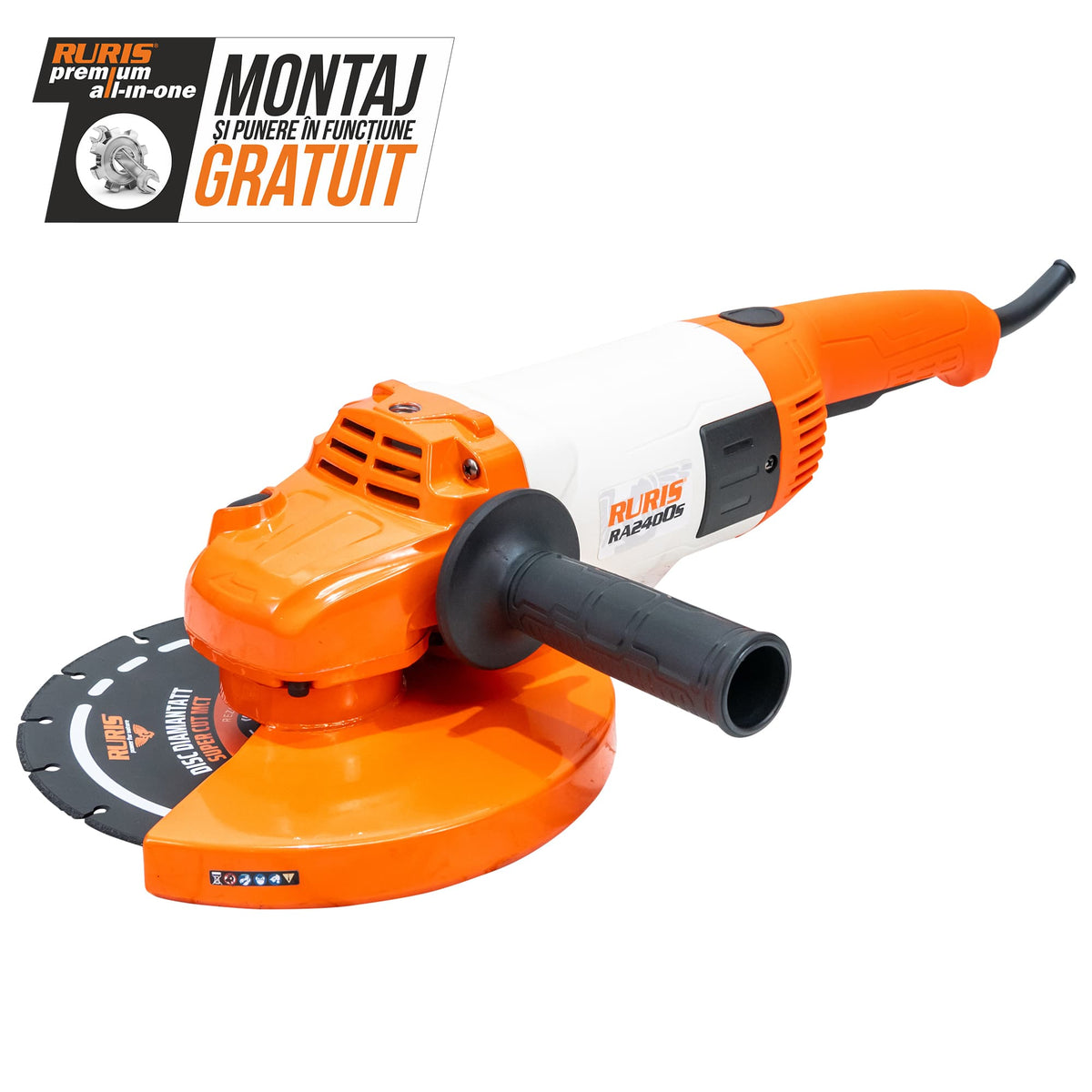 Ruris Polizor unghiular Polizor unghiular RURIS RA2400S | 2400W, Electric, Alimentare 220V-240V- 50Hz